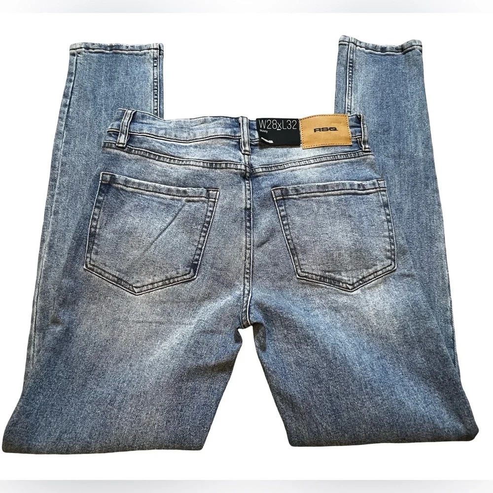 RSQ men’s Skinny‎ Jeans W28xL32 Light Wash Stretch Denim Slim Taper